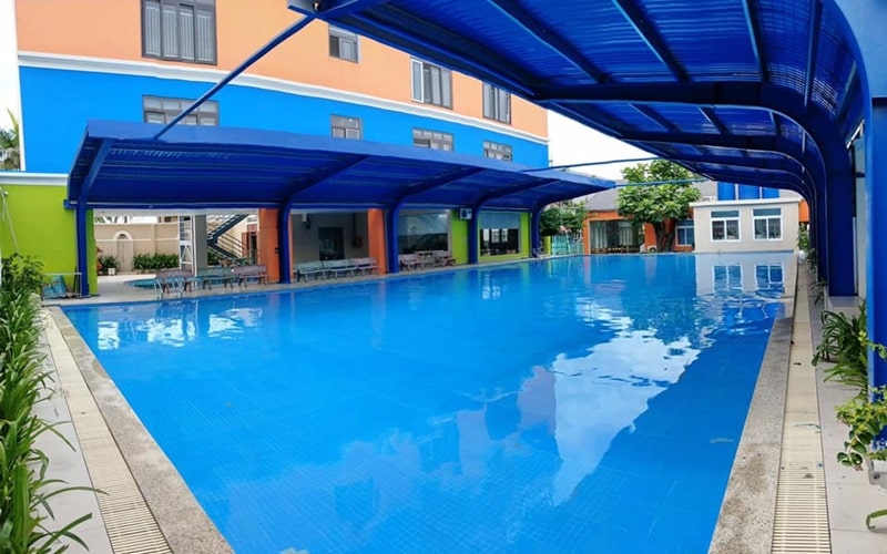 Hồ bơi Xanh có địa chỉ tại quận 12, thành phố Hồ Chí Minh