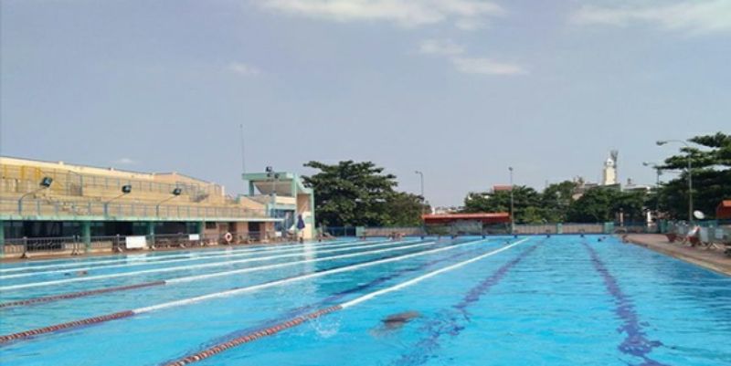 Bể bơi hiện đại chung cư Rivera Park