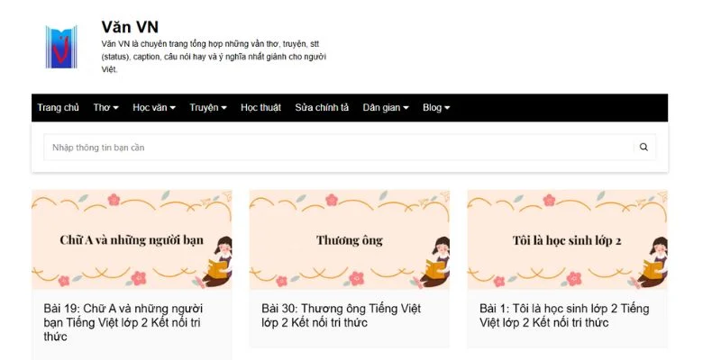 Trang văn học không ngừng mở rộng kho tác phẩm trong tương lai